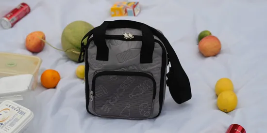 Customizable 100% RPET Ultrasonic Hot Pressing Insulated Ice Cooler Lunch Bag