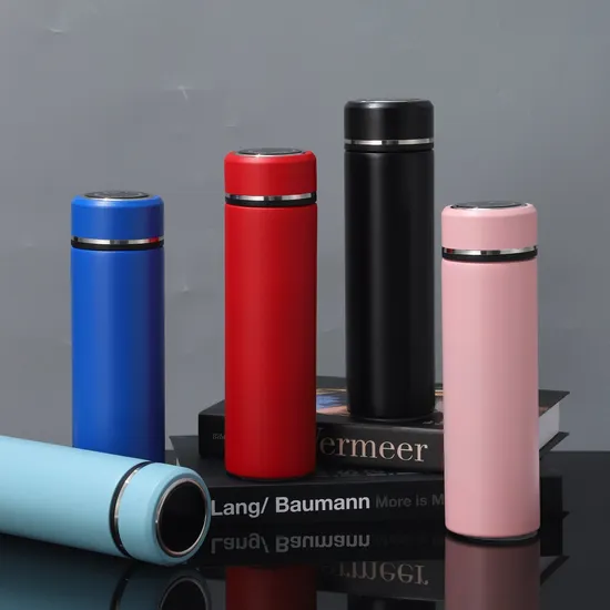 High Quality Smart Double Wall 316 Stainless Steel Insulated Drinking Vacuum Flask with Temperature LED Display