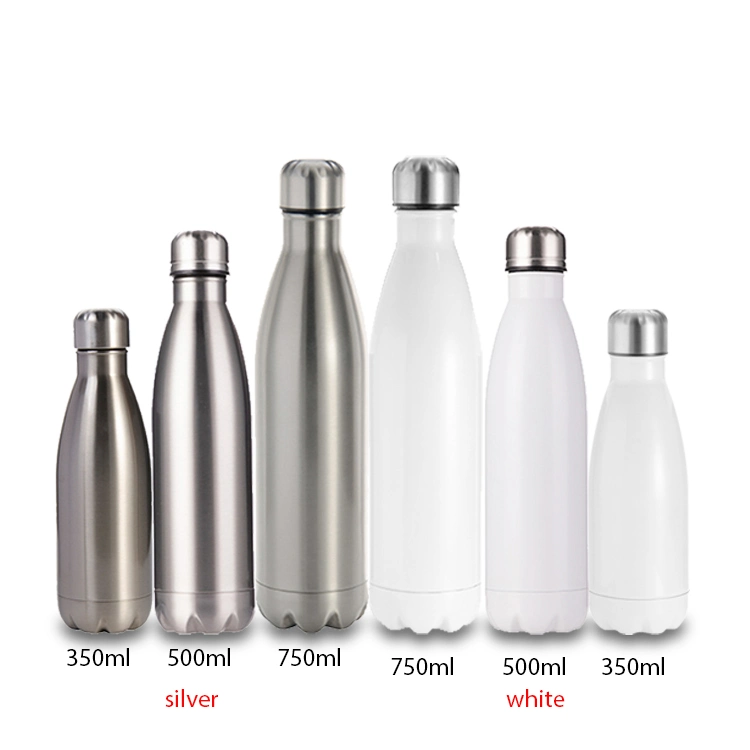 China Factory OEM 500ml Multicolor Customized Water Bottle Food Grade 304 Stainless Steel Tumbler Vacuum Flask with Holiday Special