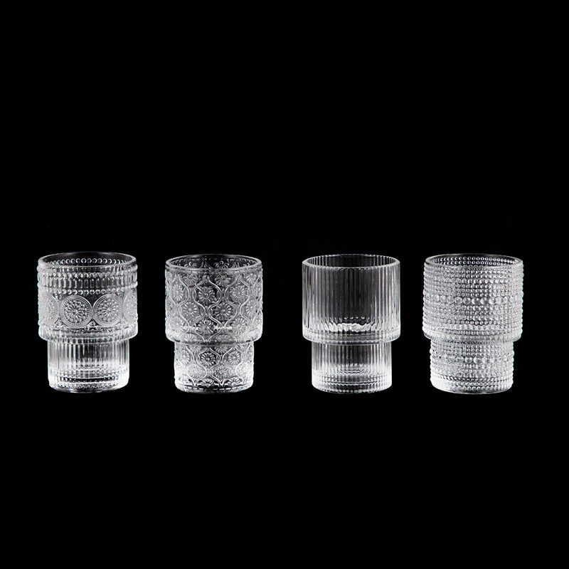 Wholesale Classic Transparent Coffee Glasses Whiskey Juice Water Glass Cup Mug Tumbler Glass Ware