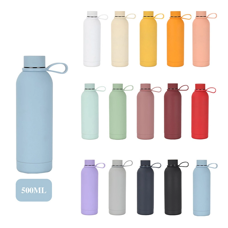 High Quality Portable Travel Bottle Stainless Steel Insulated Vacuum Flask in 500ml