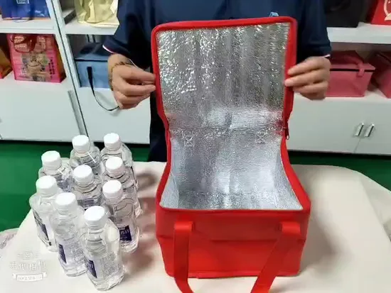 Factory Price Wholesale Insulated Thermal Lunch Bag Recycled Eco Waterproof Cooler Accept Customized Logo Portable Bento Bag Meal Bag 